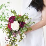 ラナンキュラスとピオニーの造花ブーケ